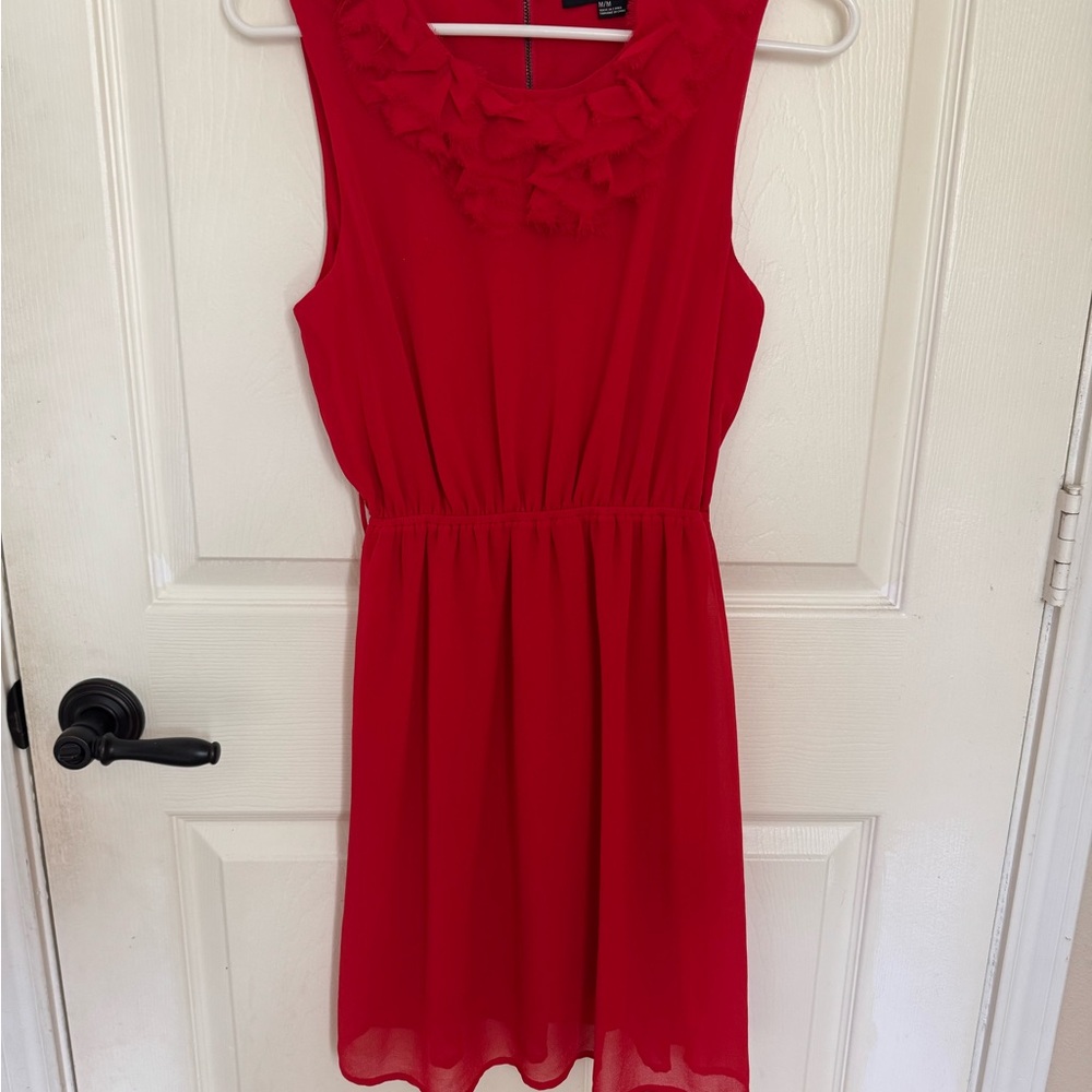 Forever 21 Vibrant Red Dress